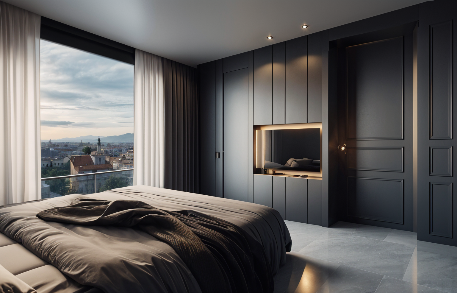 Интериорен дизайн на спалня